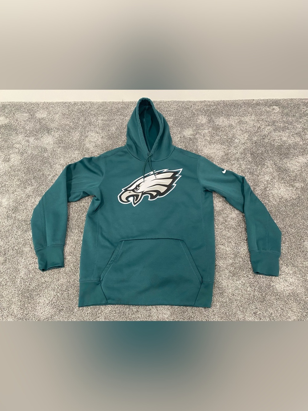 Nike Men’s DriFit Midnight Green Philadelphia Eagles Sideline Hoodie Size Med.